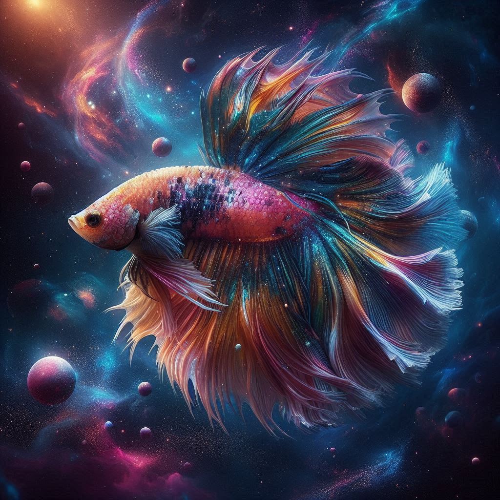 cá betta galaxy